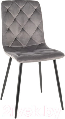 Стул Signal Jerry Velvet (Bluvel 14 серый/черный)