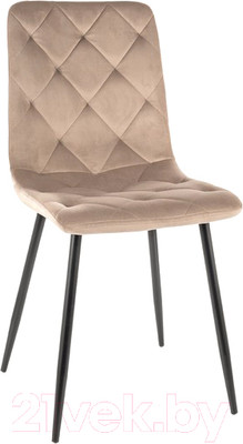 Стул Signal Jerry Velvet (Bluvel 40 темно-бежевый/черный)