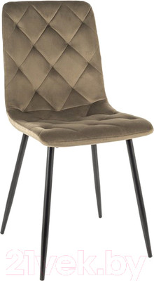 Стул Signal Jerry Velvet (Bluvel 77 оливковый/черный)