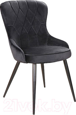Стул Signal Lotus Velvet (Bluvel 19 черный/черный)