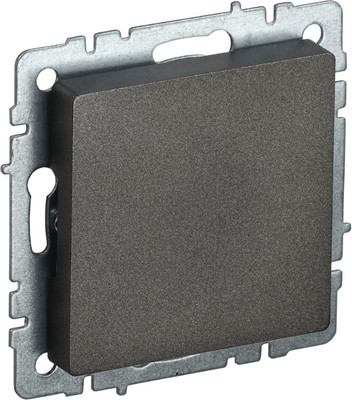 Декоративная заглушка для розетки IEK Brite BR-PL10-K45 (темная бронза)