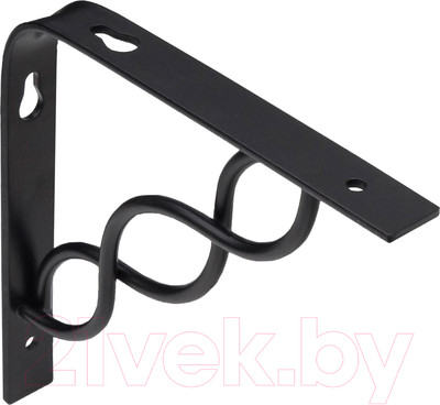 Полкодержатель AKS Infinity 200x200x20x3 (черный)