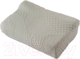 Подушка для сна Familytex ППУМ с памятью формы и двумя вкладышами (50x30x14)
