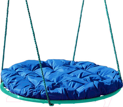 Качели подвесные M-Group Гнездо 0.8м / 17029910 (синяя подушка)