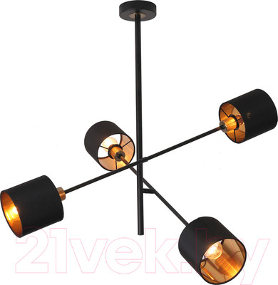 Люстра ESCADA 1109/4P (черный/золото)