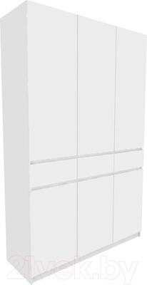 Шкаф Eligard Locarno 3 (белый)