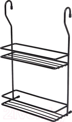 Полка для специй на рейлинг AKS CWJ116B (черный)