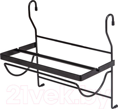 Держатель полотенец на рейлинг AKS CWJ207 (черный)