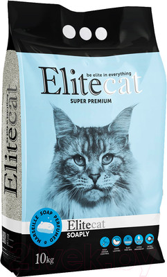 Наполнитель для туалета EliteCat Soaply с ароматом изысканного мыла 2497/EC (10л)