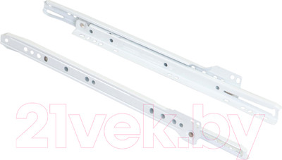 Комплект направляющих мебельных AKS Роликовые L-300 (белый)