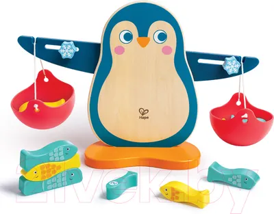 Развивающий игровой набор Hape Балансир Пингвин / E1074_HP