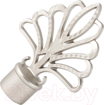 Набор наконечников для карниза АС ФОРОС Веер D16 (2шт, сатин)