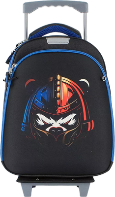 Школьный рюкзак Ecotope Kids Шлем / 057-540T-13-CLR (черный)