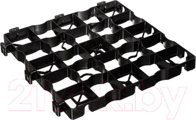 Газонная решетка GRP 342x342x50мм (5шт, черный)