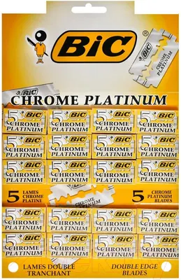Набор лезвий для бритвы Bic Chrome Platinum (20x5шт)