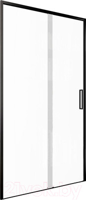 Душевая дверь Aquanet Pleasure Evo 130 / AE65-N130-BT (черный анодированный/прозрачное стекло)