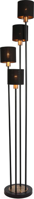 Торшер ESCADA 1109/4 (черный/золото)