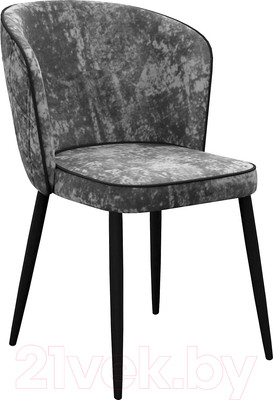 Стул DikLine 347 (микровелюр M14 серый/ножки черные)