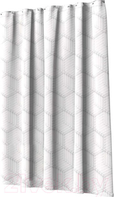 Шторка-занавеска для ванны FORA Delicate White FOR-PH-DLW