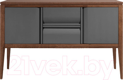 Тумба Гомельдрев Аспен ГМ 1624 Дуб (антрацит/табак)