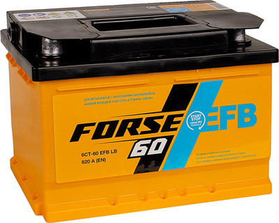 Автомобильный аккумулятор Forse EFB R+ (60 А/ч)