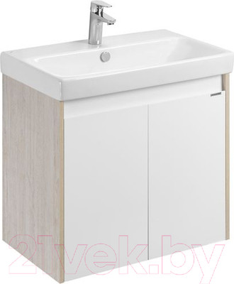 Тумба с умывальником Акватон Сканди Doors 70 1A2789K0SDB20 (белый/дуб верона)