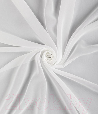 Гардина LEGRAND Вуаль шелк 300x280 / 58123709 с утяжелителем (белый)