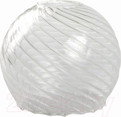 Плафон Элетех Полусфера 34-228-ф130/в42 (рифленый косой)