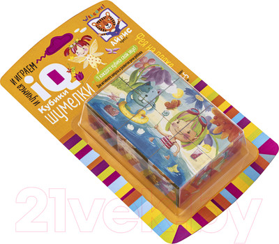 Развивающий игровой набор Айрис-пресс Умные кубики. Шумелки. Фея на пляже / 9785811281510 (6шт)