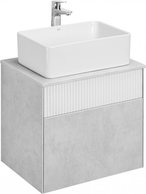 Тумба под умывальник Акватон Марбл Слэйт 60 / 1A276101MH4C0 (белый)
