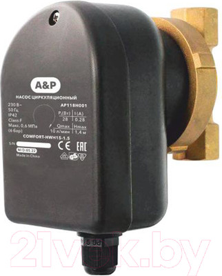 Циркуляционный насос A&P Comfort-HWH15-1.5 / AP118H001