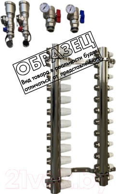 Коллектор отопления PROFline XF20162B 1" 6way