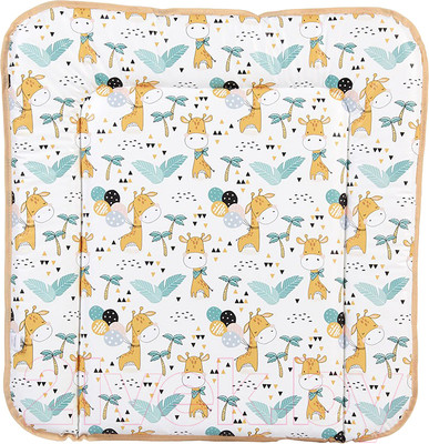 Пеленальный матрас Polini Kids Жирафик на комод 65x65 / 0002728