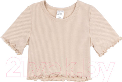 Топ детский Amarobaby Funny / AB-OD23-F2701/03-128 (бежевый, р.128)