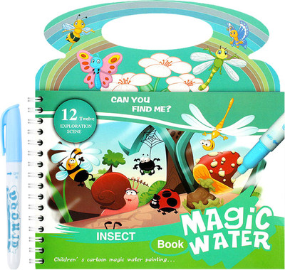 Раскраска Darvish Водная с маркером. Насекомые / SR-13393-6