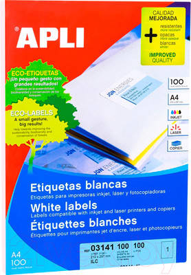 Набор этикеток APLI 3141/1281