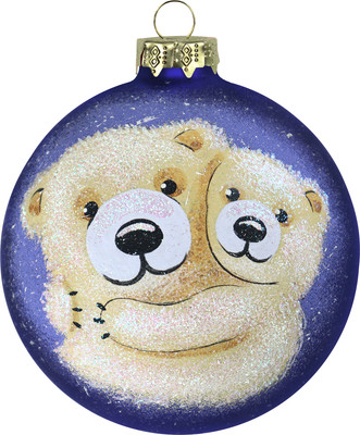 Шар новогодний Декарт Умка 8Ш0086 (10см, синий)