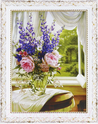 Картина Декарт Ваза с цветами 8Л2043 (в раме)