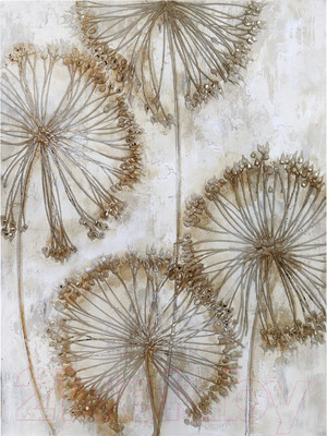 Картина Декарт Нежные одуванчики 8Л3697 (авторская на холсте)