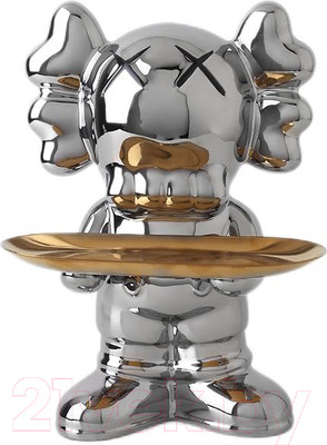 Статуэтка Merry Bear Home Decor Kaws Серебристый / 30001206