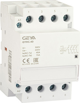 Контактор Geya Модульный GYHC-4P / GYHC4040230