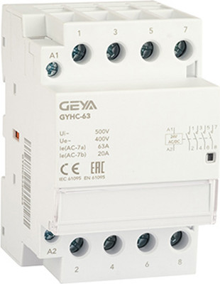 Контактор Geya Модульный GYHC-4P / GYHC6340024