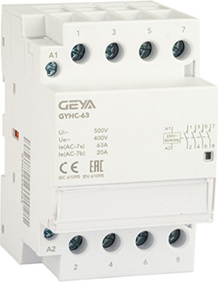 Контактор Geya Модульный GYHC-4P / GYHC6340230