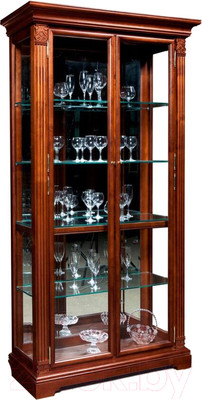 Шкаф с витриной Гомельдрев ГМ 5903 Береза (мокко)