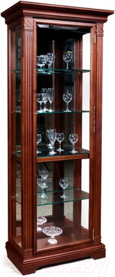 Шкаф с витриной Гомельдрев ГМ 5901 Береза (мокко)