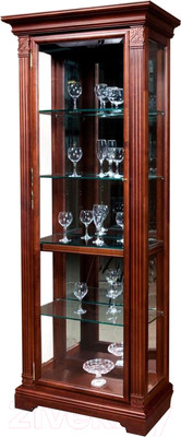 Шкаф с витриной Гомельдрев ГМ 5901-01 Береза (беловежский орех)