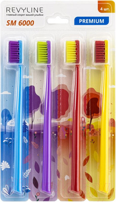 Набор зубных щеток Revyline SM6000 / 5646 (4шт)