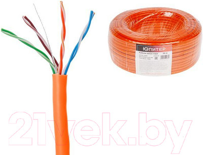 Кабель Юпитер JP3002-50 К Cat5E 4х2х24AWG (50м)