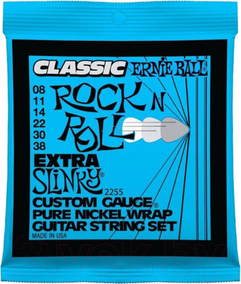 Струны для электрогитары Ernie Ball 2255 8-38