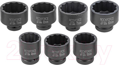 Набор головок слесарных RockForce RF-8071-9MPB (55003)